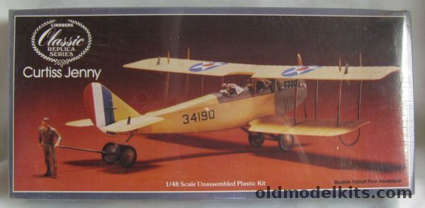 Lindberg 1/48 Curtiss JN-4D Jenny, 70534 plastic model kit